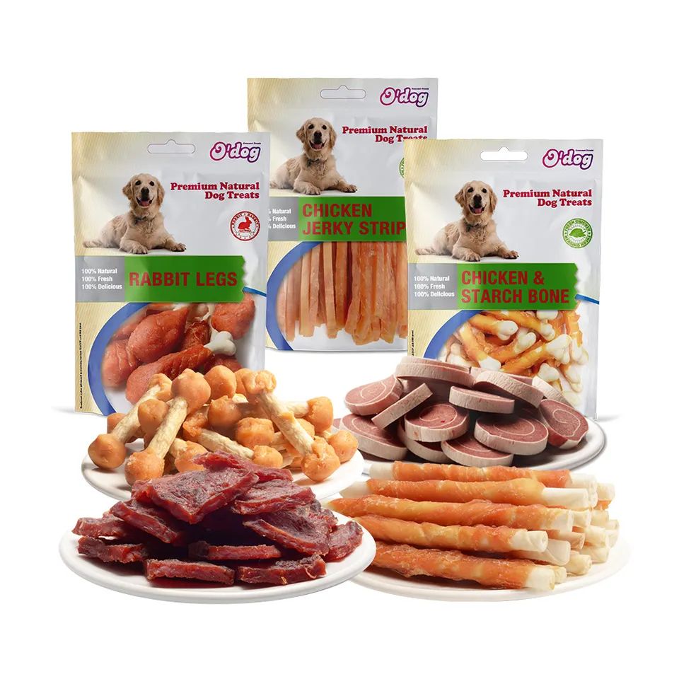 Tiras de pato com alto teor de proteína e baixo teor de gordura, guloseima natural para cães